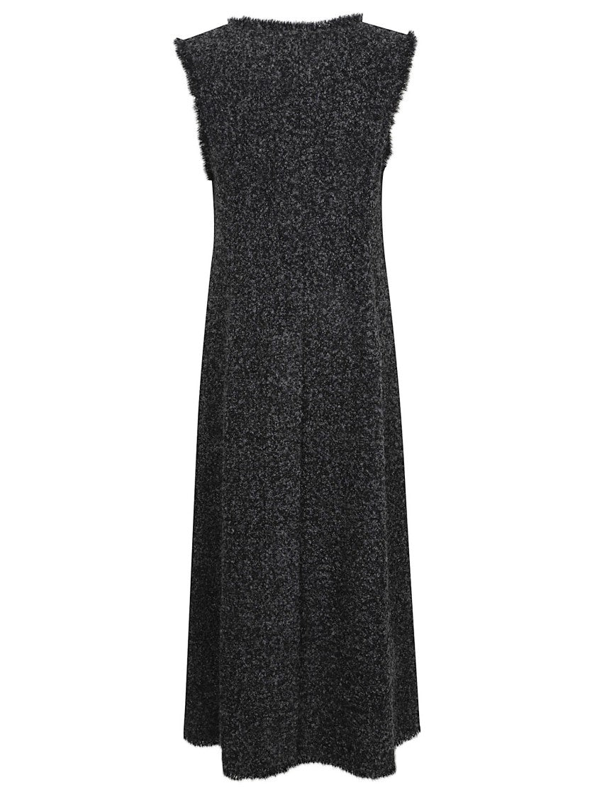 Charlott Sleeveless Textured Wool Waistcoat