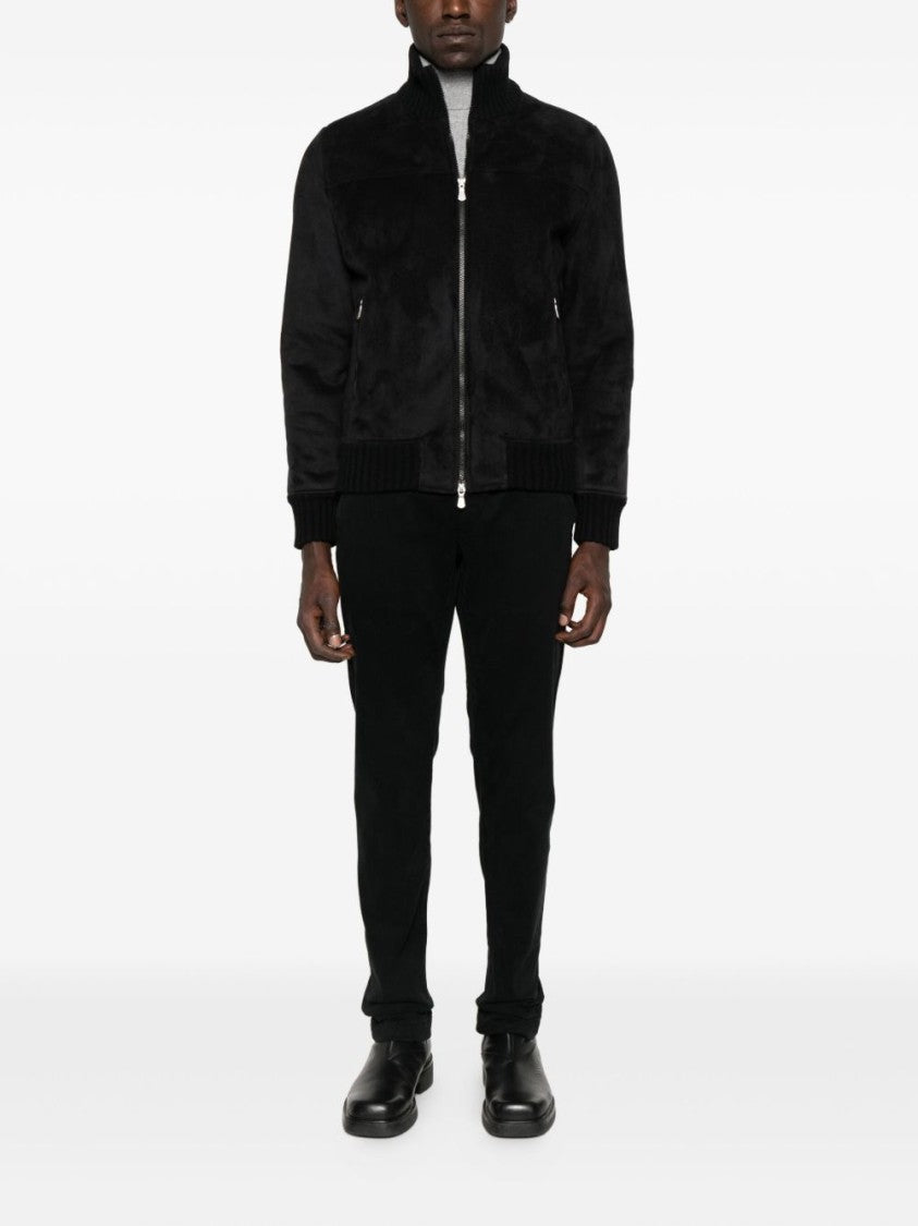 Gran Sasso Men's Turtleneck Sweater In Soft Grey Knit