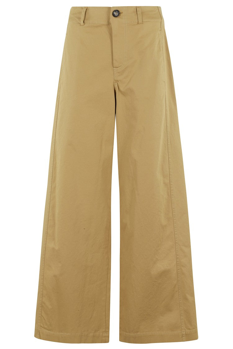 Tela Wide-Leg Pants With Angled Front Pockets