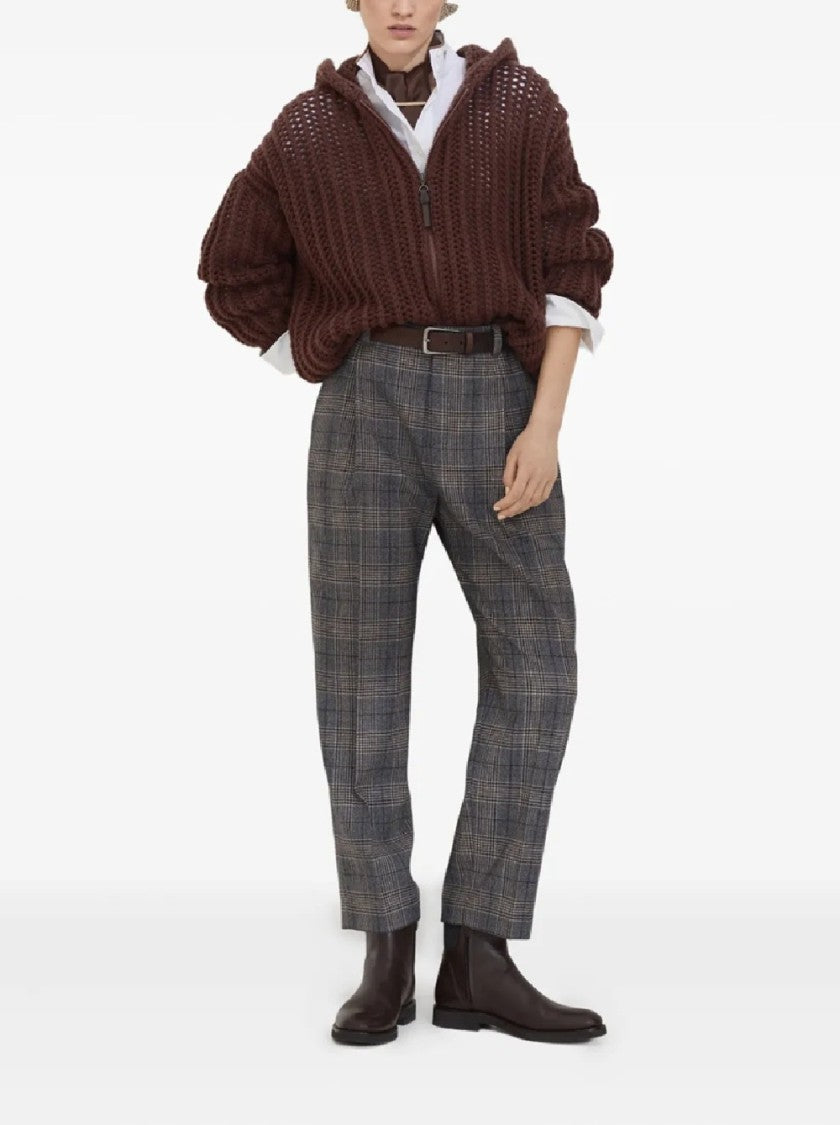 Brunello Cucinelli Long-Sleeve White Shirt With Mandarin Collar