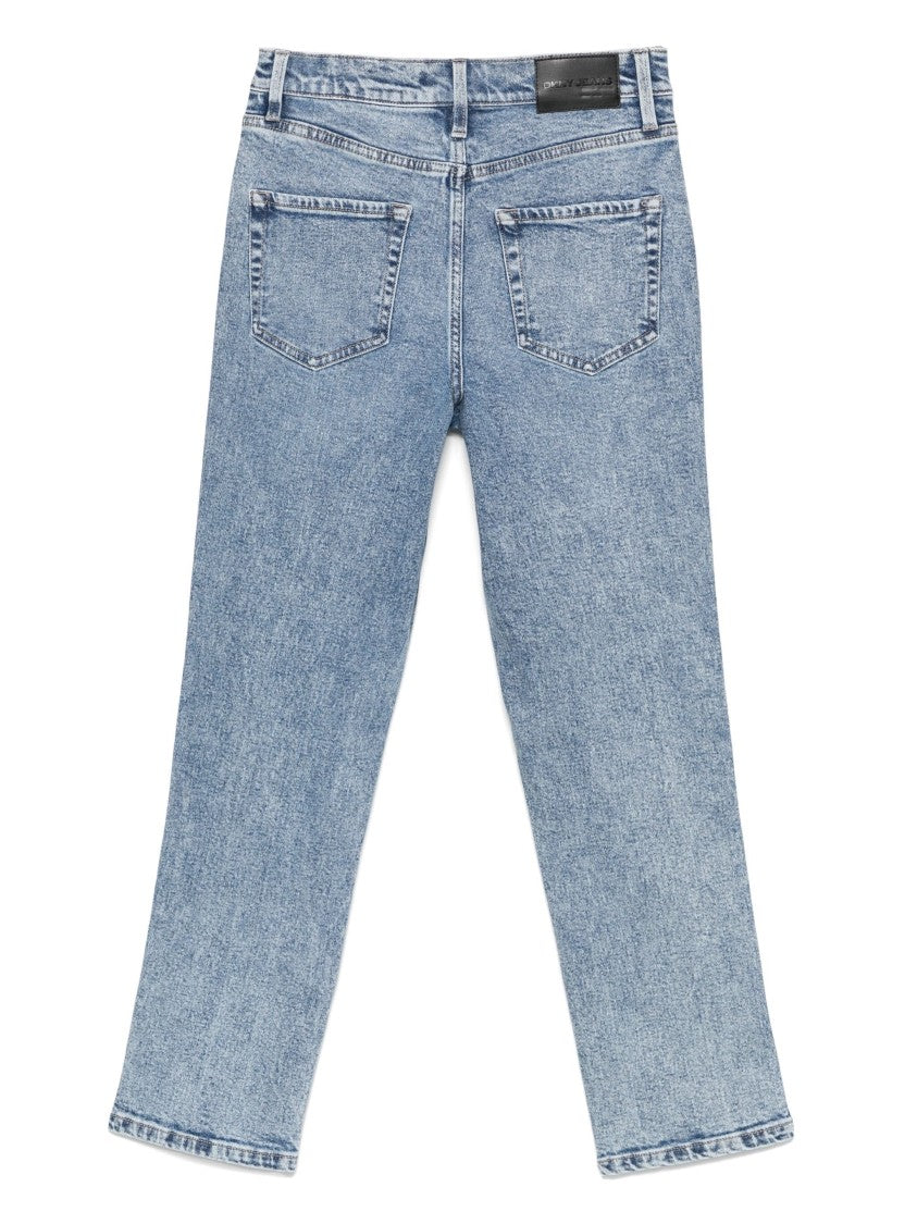 Dkny High Rise Slim Straight Jeans