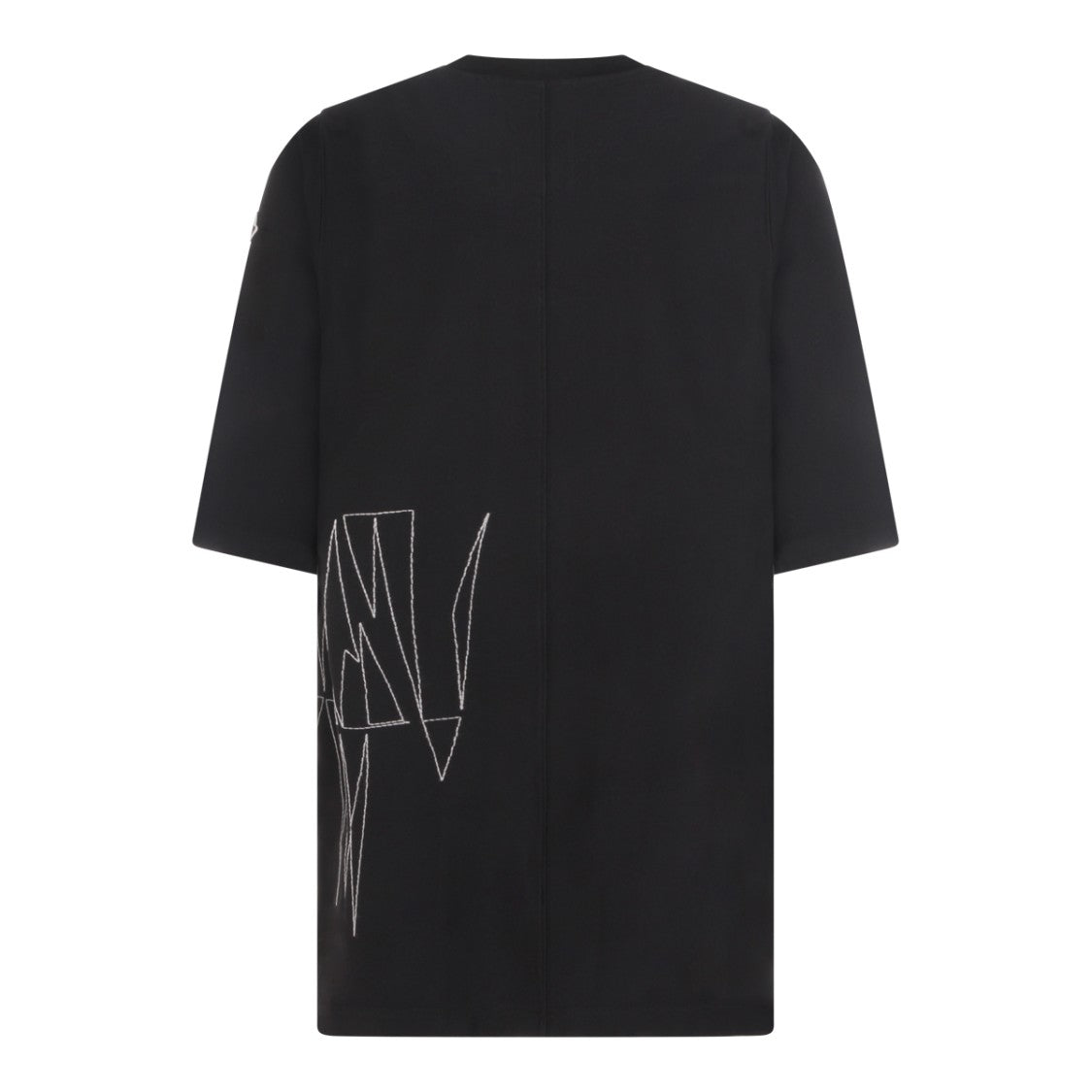 Moncler X Rick Owens Black Cotton Jumbo T-Shirt