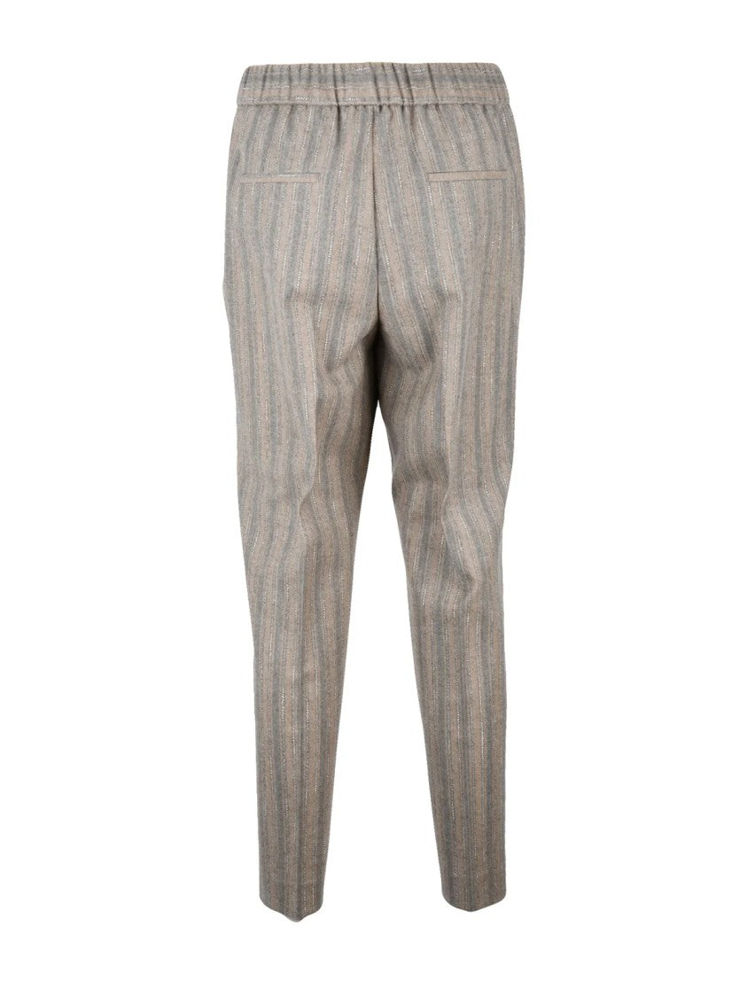 Peserico Peserico Virgin Wool Trousers - Grey