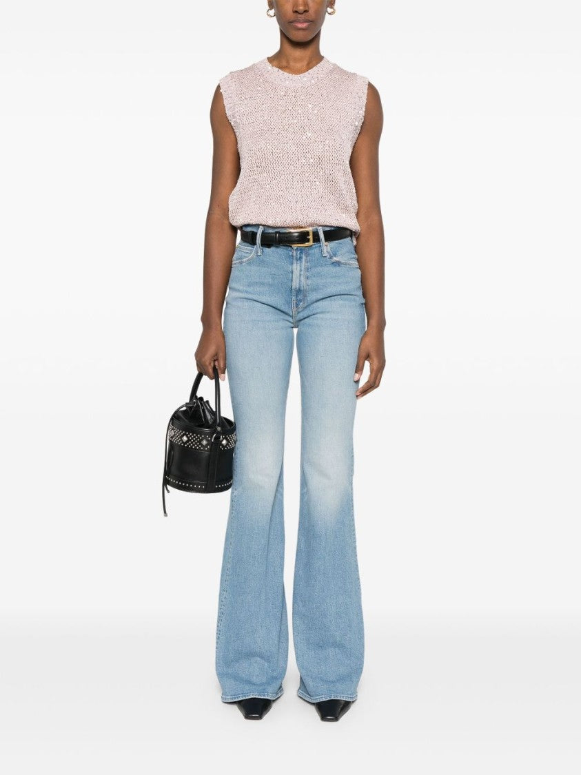 Golden Goose Sleeveless Rose Pink Top
