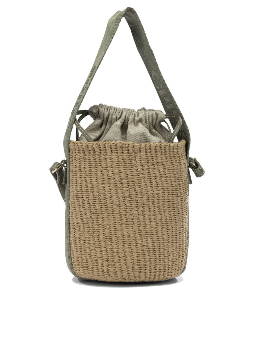 Chloé Compact Woven Paper Crossbody Bag