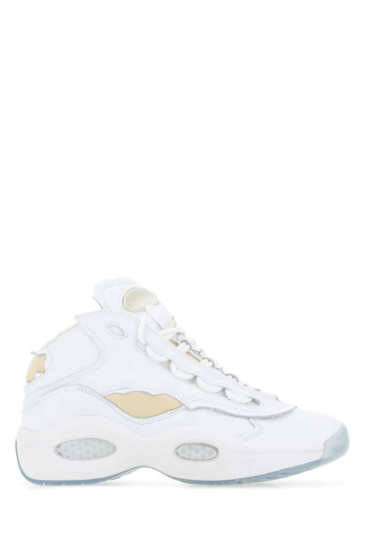 Maison Margiela White Leather Project 0 Tq Memory Of Sneakers