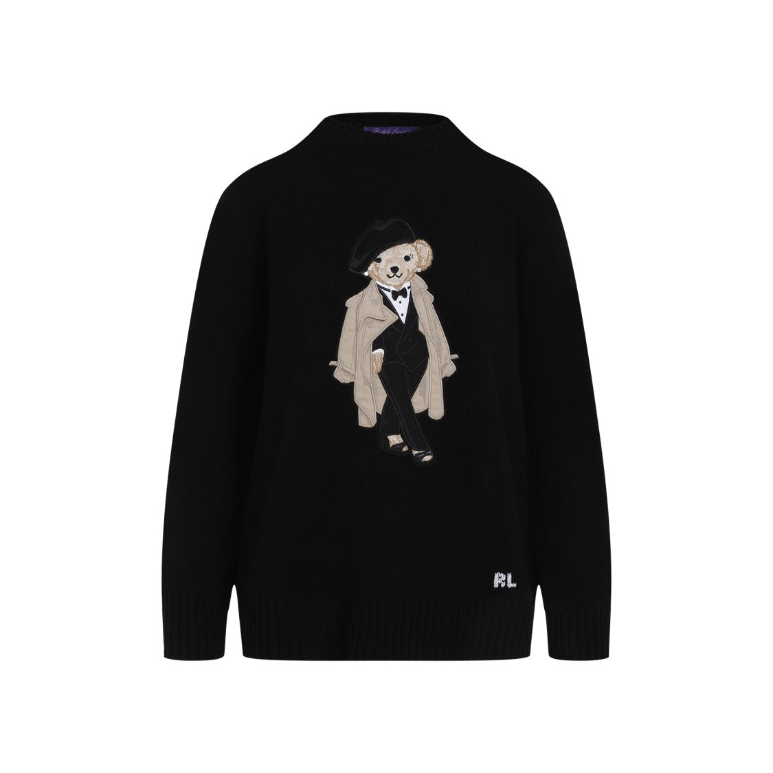 Polo Ralph Lauren Relaxed Fit Black Cashmere Sweater