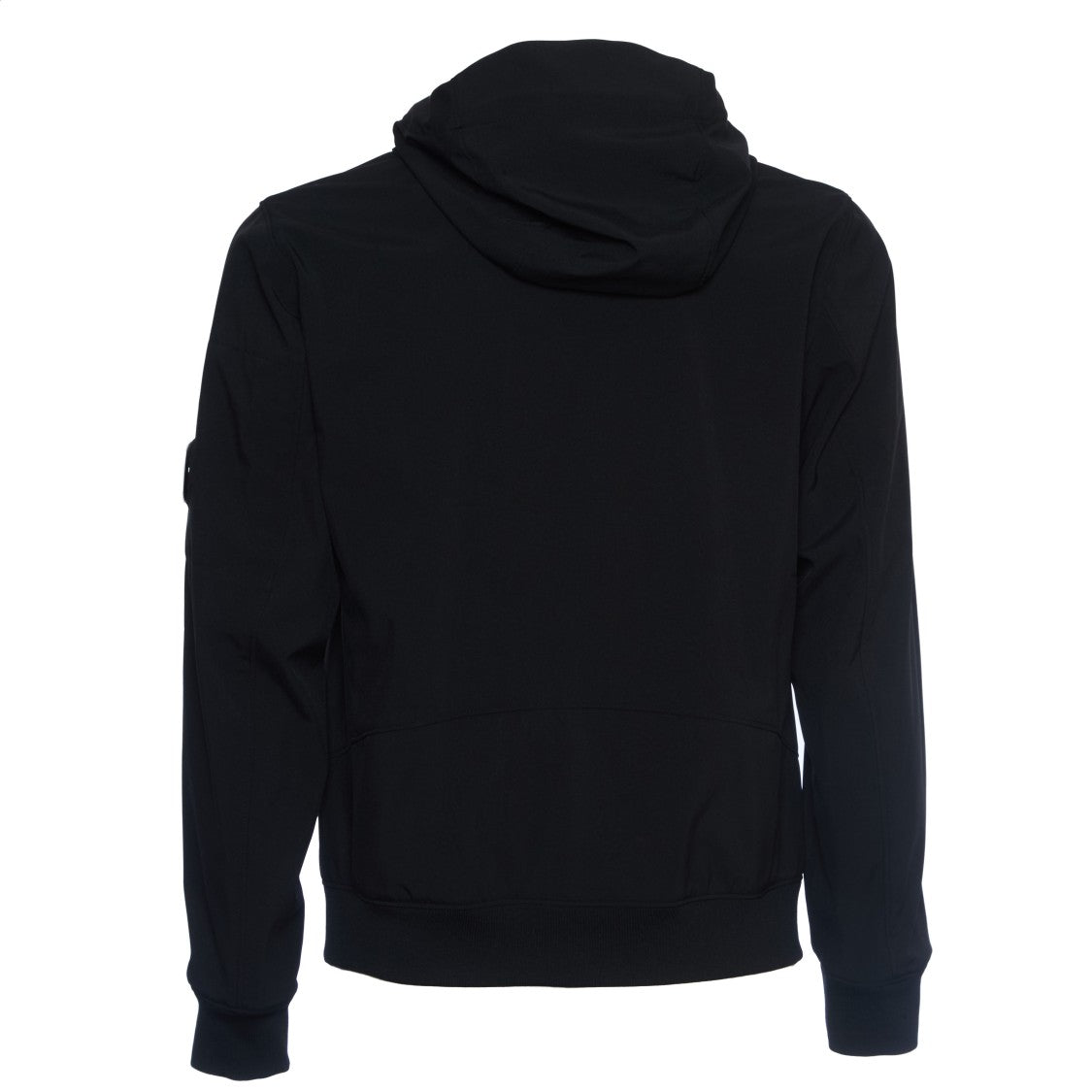 C.P. Company Windproof Black Hooded Jacket With Adjustable Features