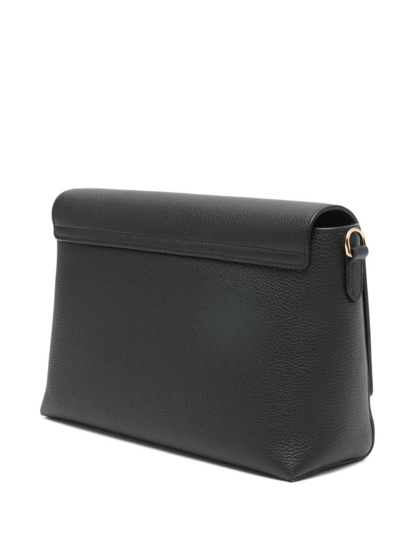 Burberry Textured Calf Grain Leather Bag