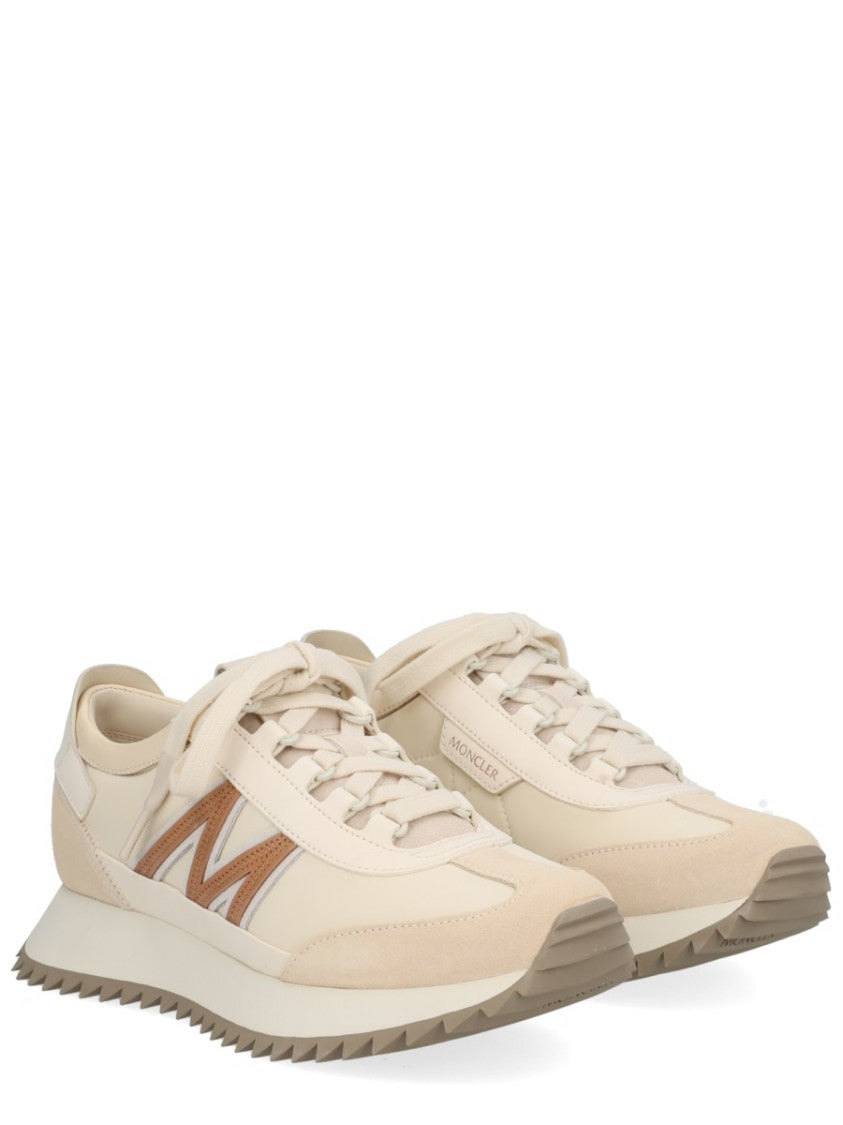 Moncler Pacy2 Leather Suede Zigzag Sole Sneakers