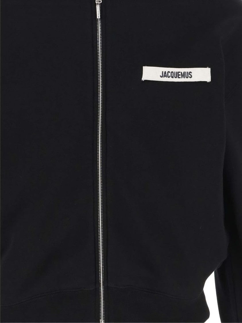Jacquemus Hooded Zip-Through Sweater With Ribbed Edges