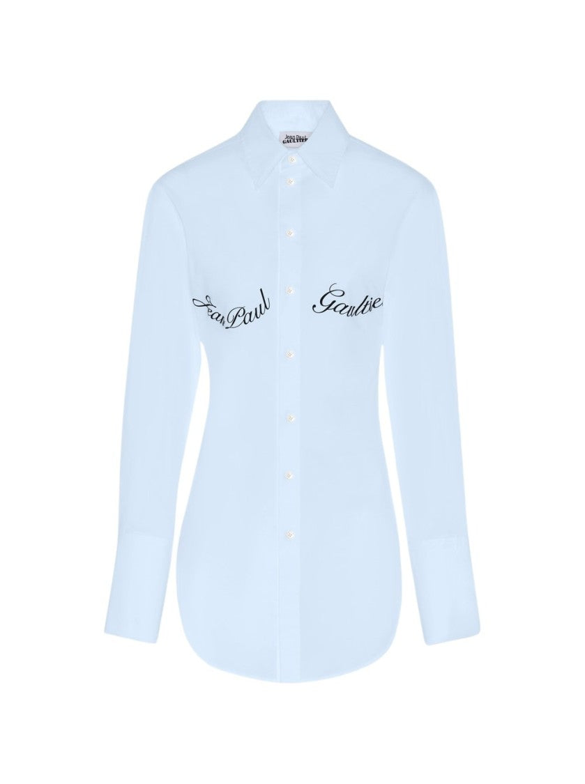 Jean Paul Gaultier Poplin Shirt Baby Blue