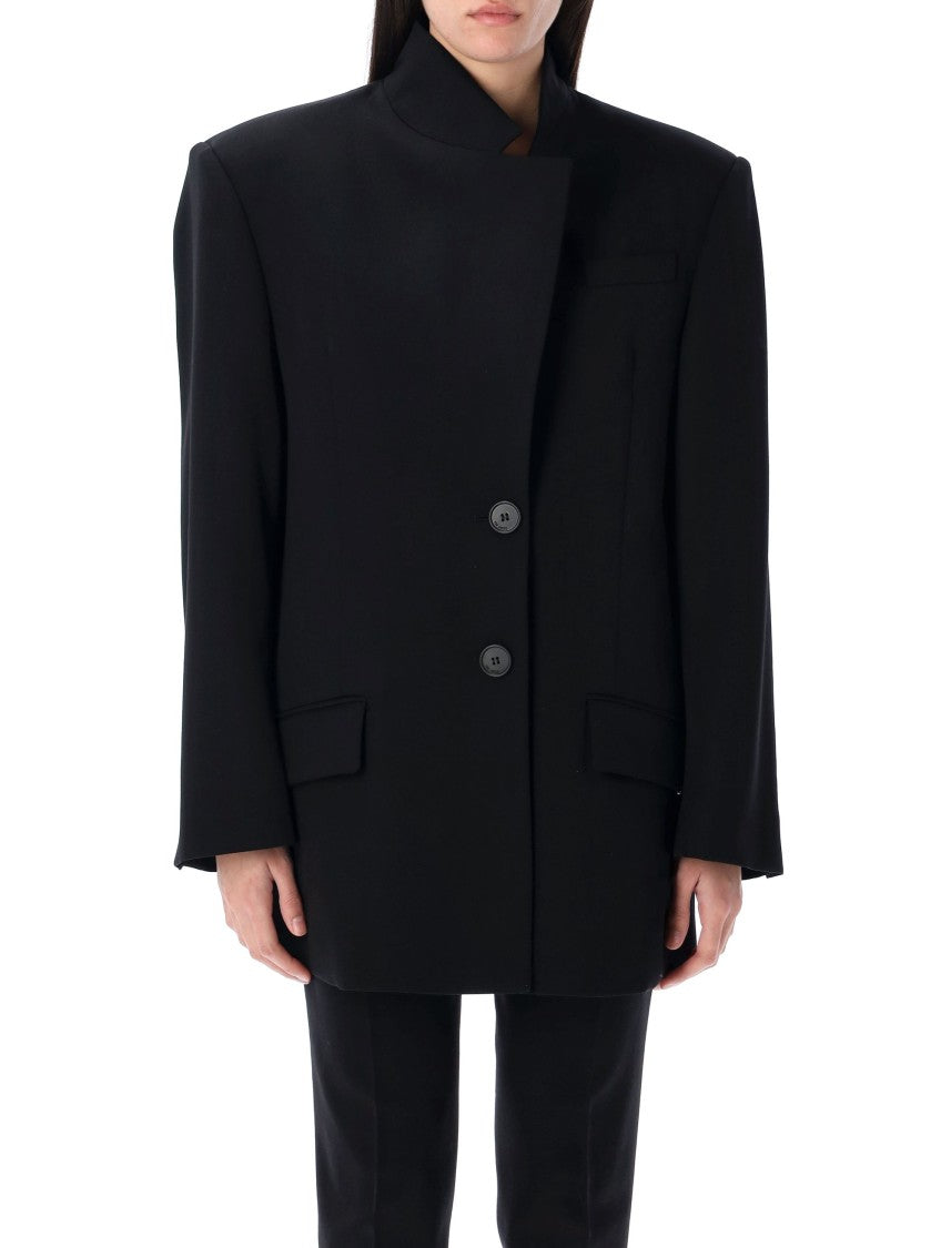 The Attico One And A Half Breasted Blazer