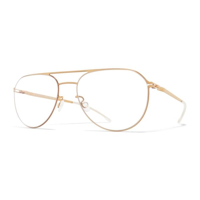 Mykita Tosca White Metal Aviator Sunglasses