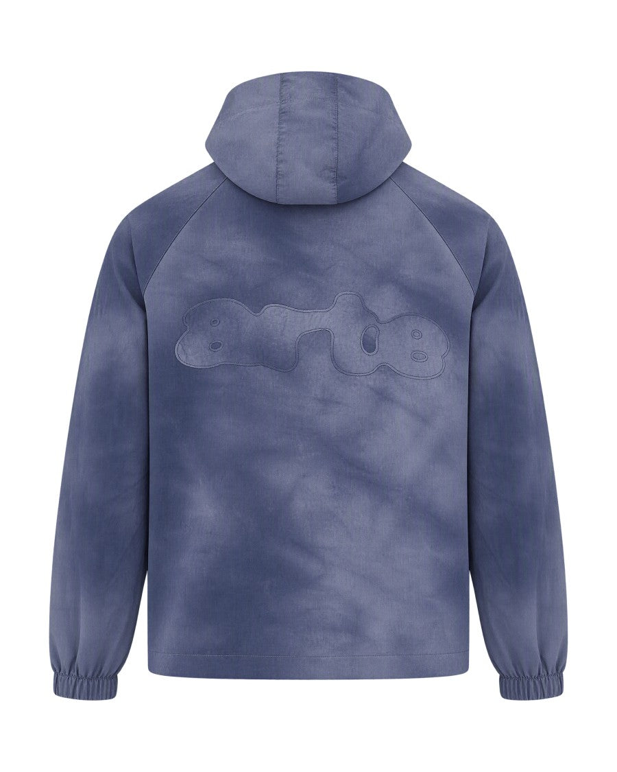 Arte Antwerp Navy Tie-Dye Hooded Jacket