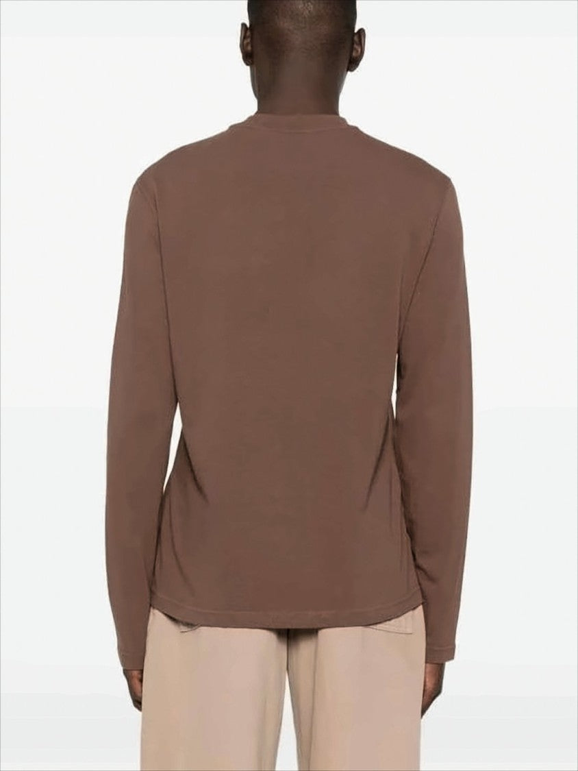 Jacquemus Minimalist Long-Sleeve Cotton T-Shirt