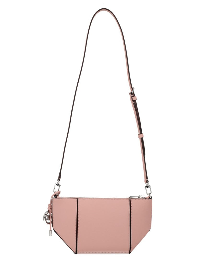 Michael Michael Kors Jordi Smooth Leather Trapezoidal Shoulder Bag