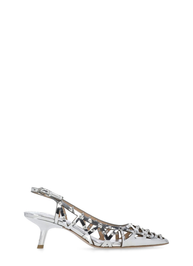 Ash Silver Bizarre Slingback