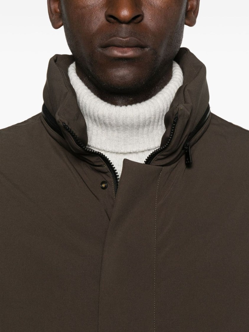 Peuterey Classic Tailored Brown Coat