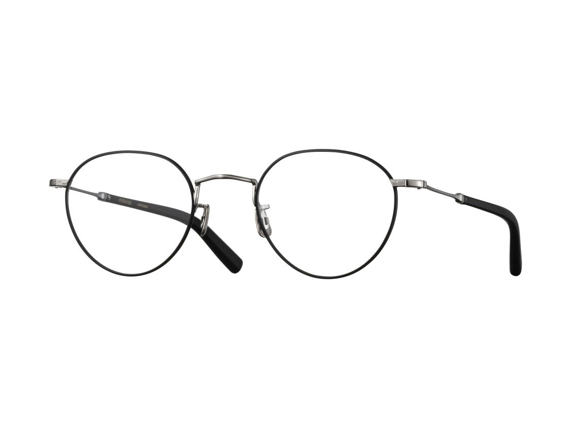 Eyevan Black 219 Rx Metal Teardrop Eyeglasses