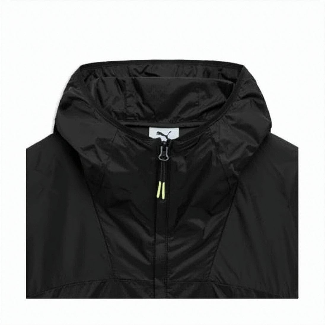 Puma Sleek Black Long-Sleeve Top With Half-Zip Closure
