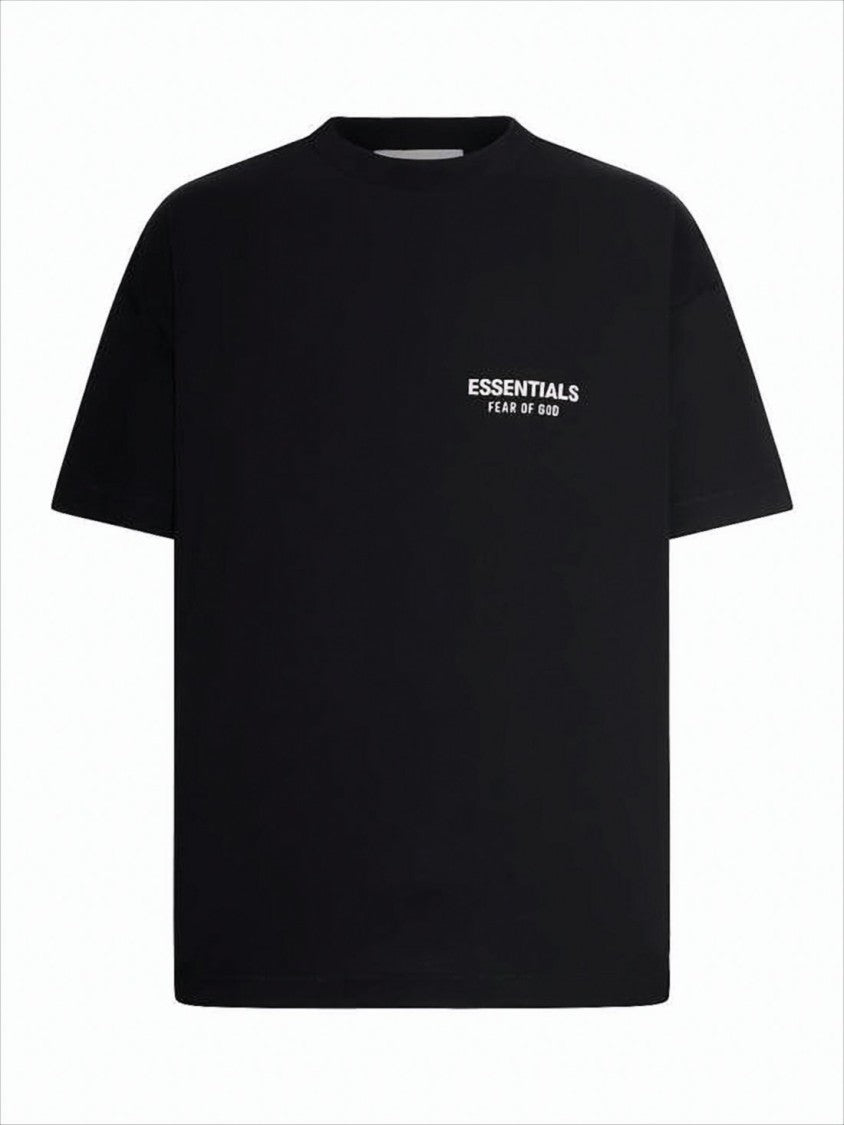Fear Of God Relaxed Fit Black T-Shirt With Essential Branding