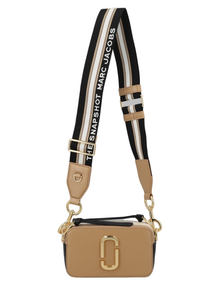 Marc Jacobs Compact Crossbody Bag With Bold Gold-Tone Logo