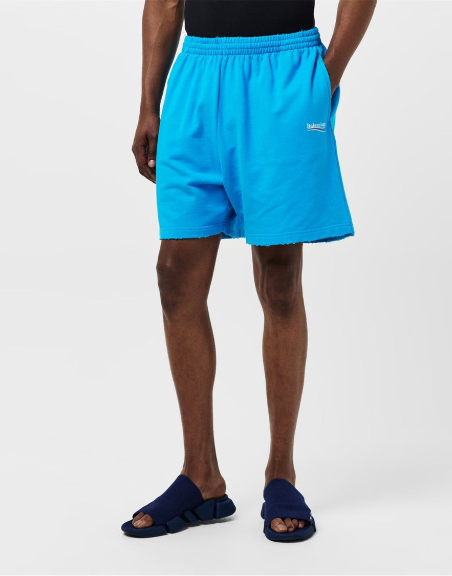 Balenciaga Political Campaign Logo Shorts