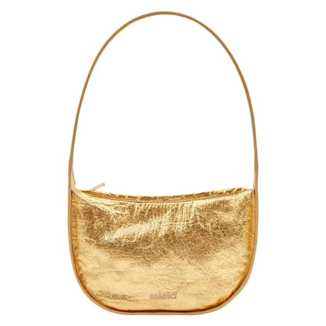 Marici Golden Shoulder Bag With Structured Frame