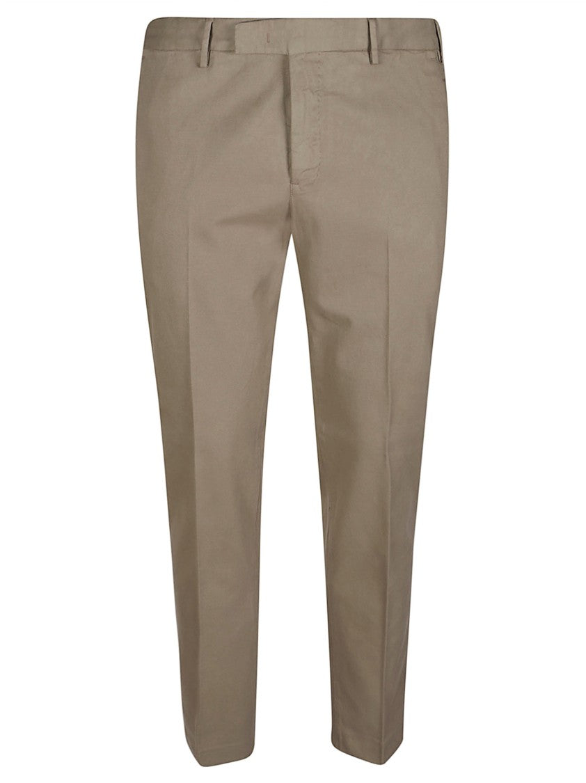 Pt Torino Dieci Slim Tailored Cotton-Cashmere Pants