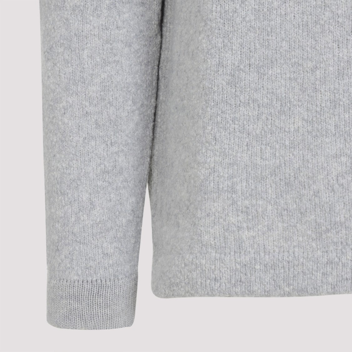Stone Island Dark Grey Wool Sweater