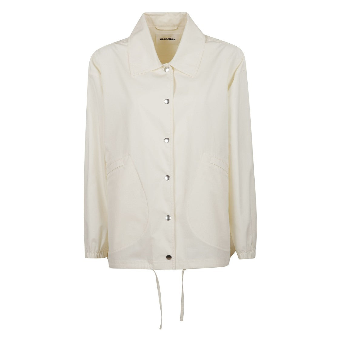 Jil Sander Cotton Jacket With Logo Back