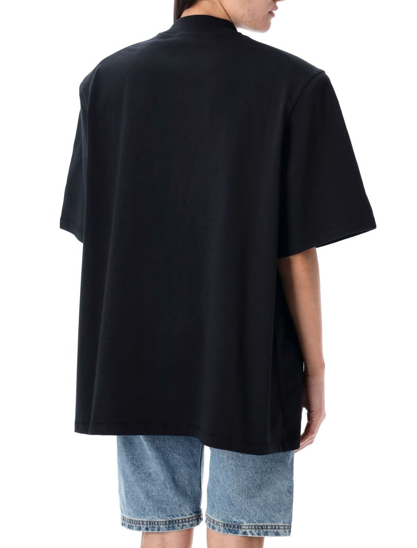 The Attico Black Kylie Oversized T-Shirt