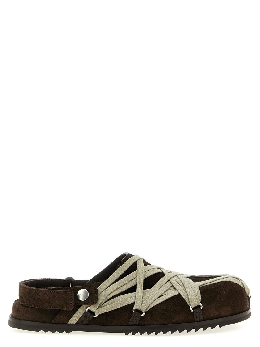 Rick Owens 'Megalace Mule Granola' Sabots