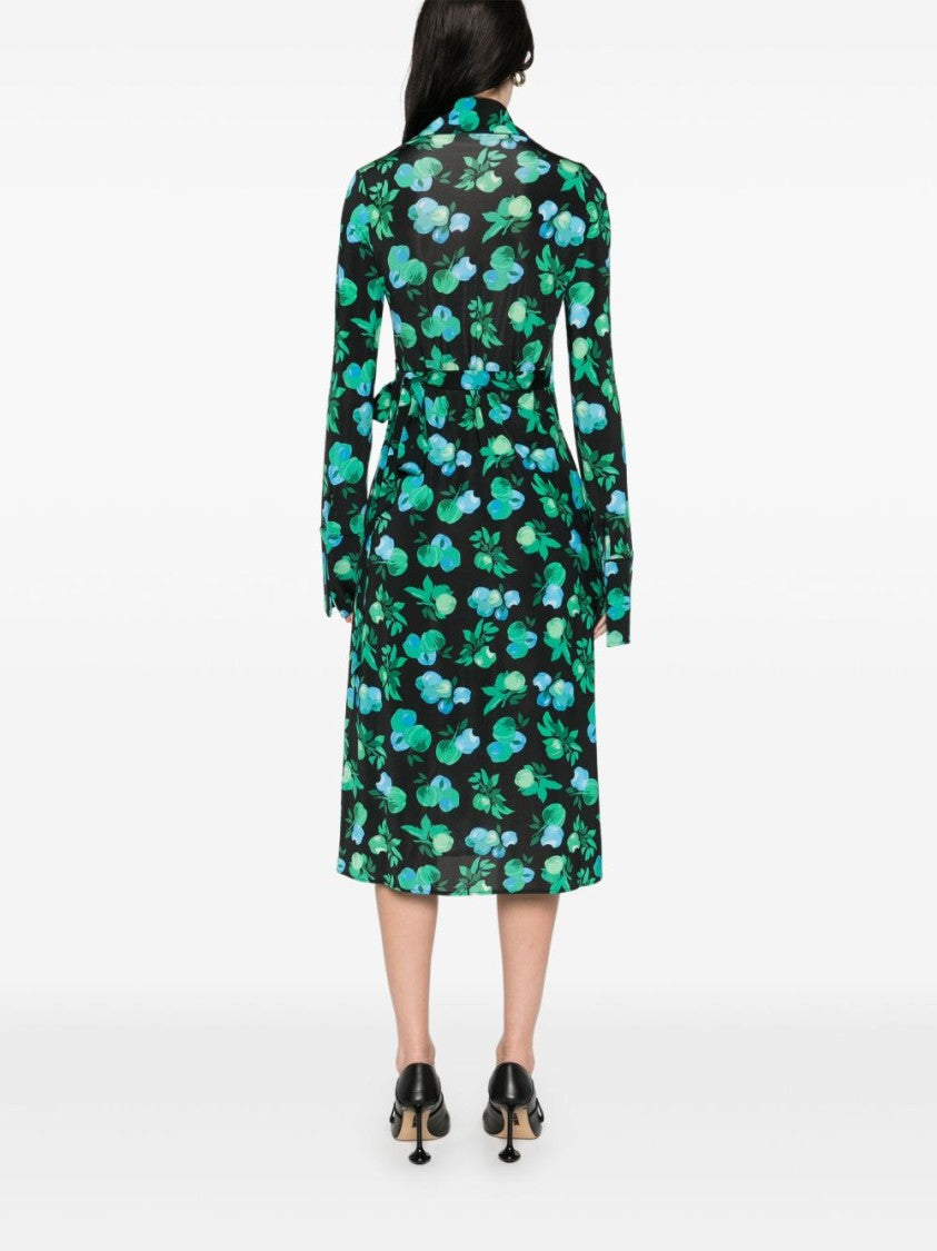 Coperni Floral Midi Dress
