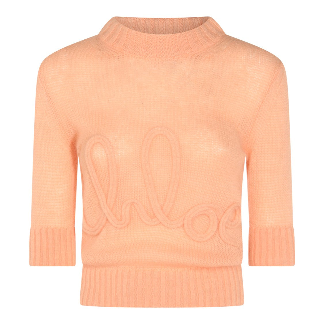 Chloé Light Orange Wool Knitwear