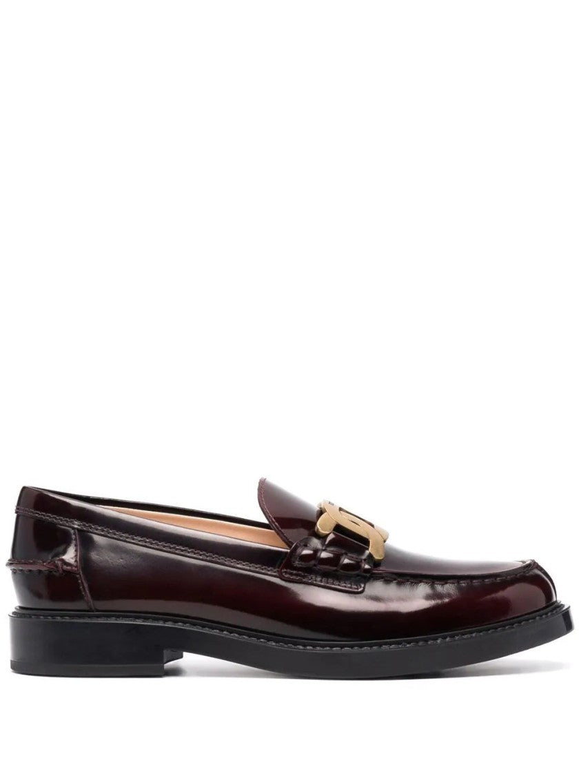 Tod's Brown Leather Moccasins