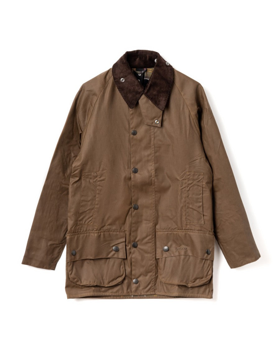 Barbour Beaufort Waxed Cotton Jacket With Iconic Design Elements