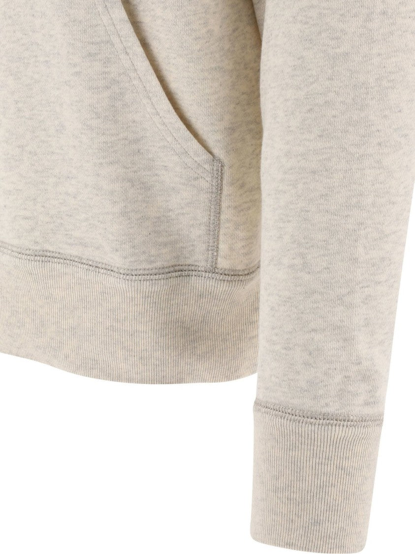 Isabel Marant Relaxed Fit Hoodie With Bold Graphic Logo