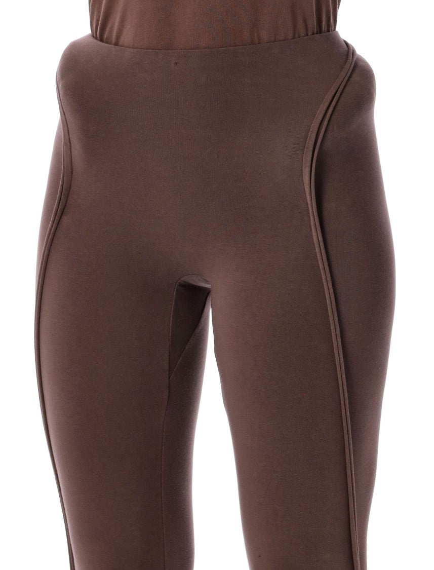 Ottolinger Sculpted Hip Brown Organic Cotton Leggings