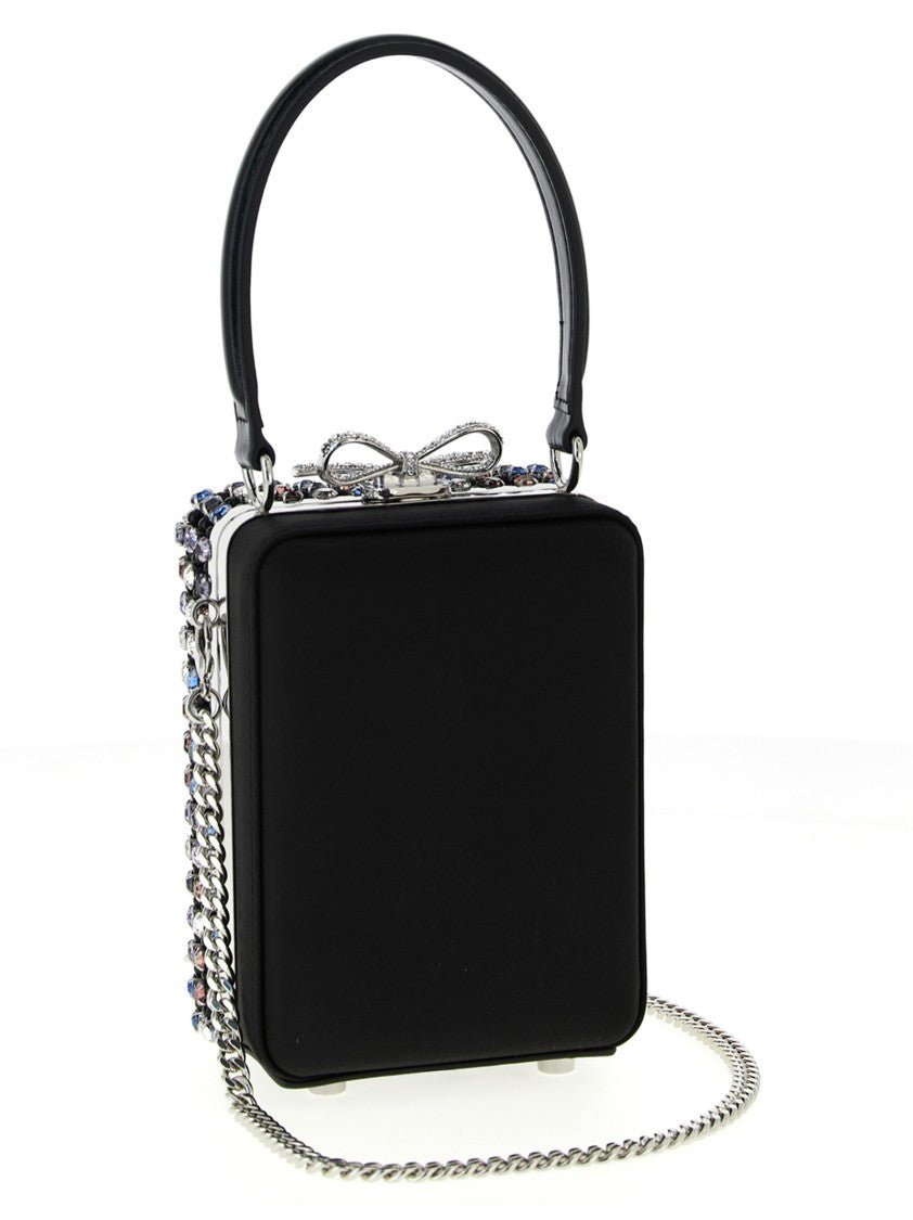 Self-Portrait 'Multi Crystal Chainmail' Handbag