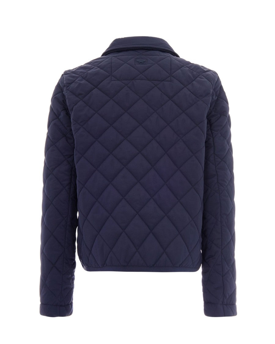 Max Mara Blue Quilted Jacket