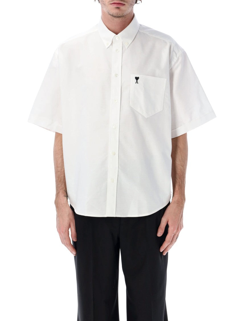 Ami Paris Adc Cotton Bowling Short Shirt