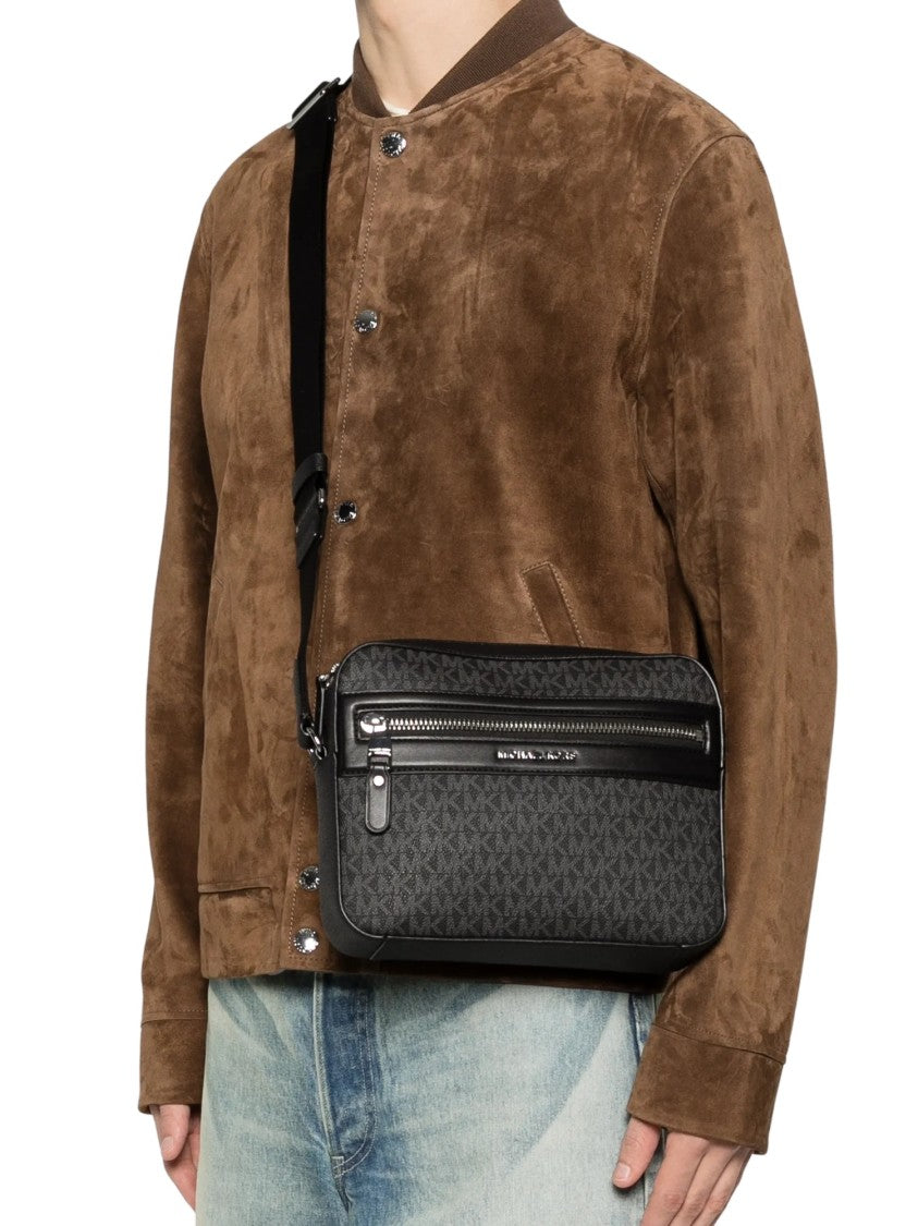 Michael Kors Monogram Quilted Leather Shoulder Bag