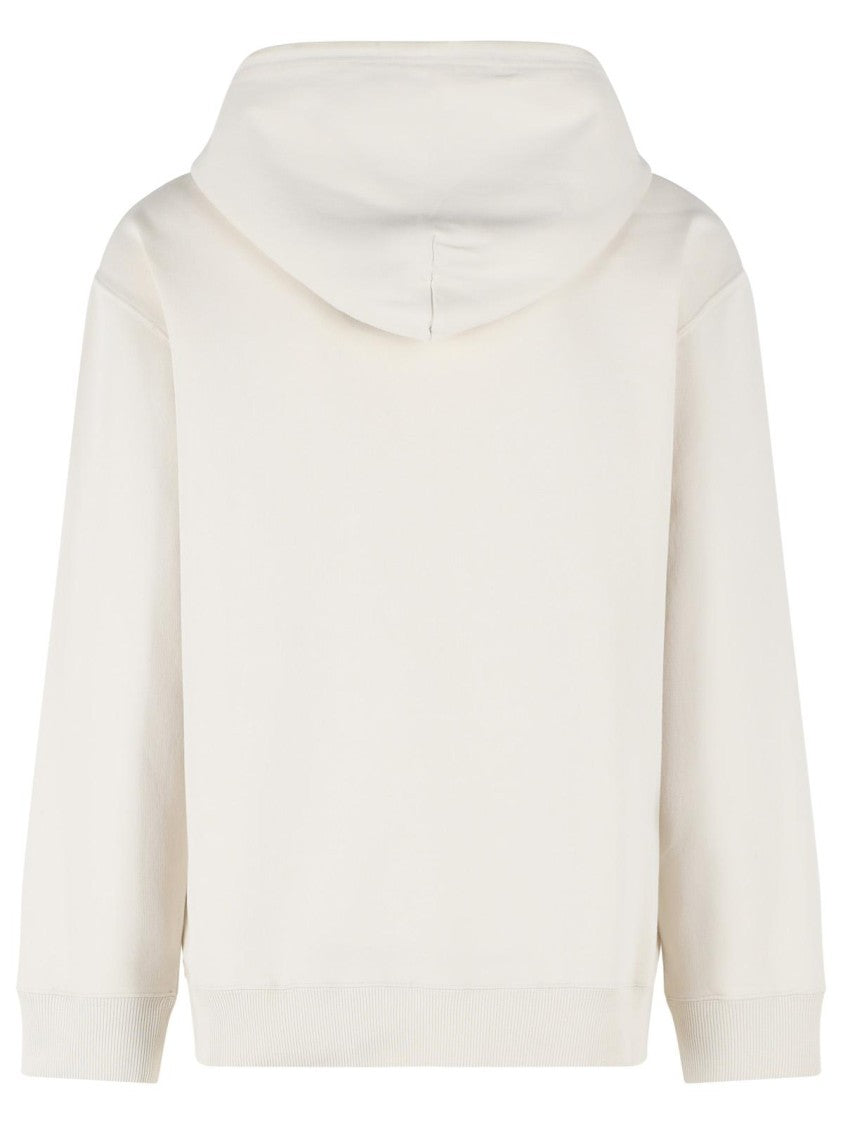 Mm6 By Maison Margiela Cream Cotton Sweatshirt