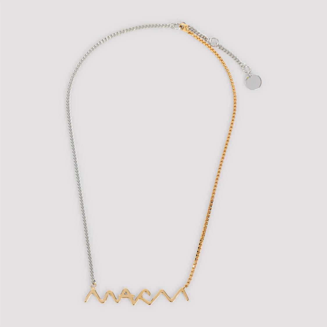 Marni Gold And Palladium Brass Necklace