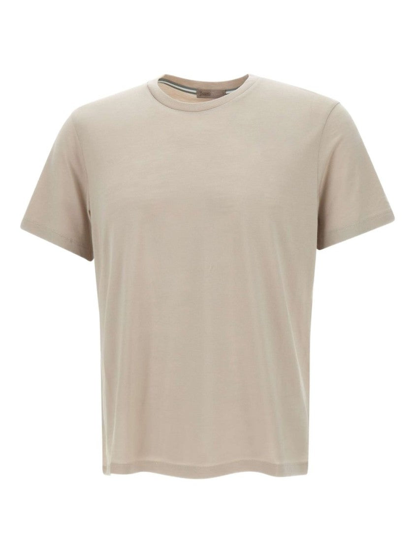 Herno Relaxed Fit Beige Resort T-Shirt