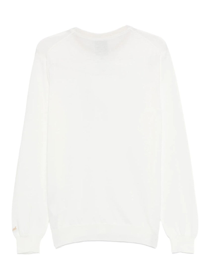 Woolrich Plain Cotton Classic Crew Neck Sweater