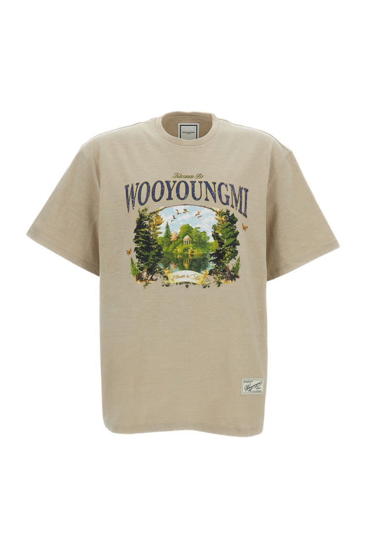 Wooyoungmi Short-Sleeve T-Shirt With A Print