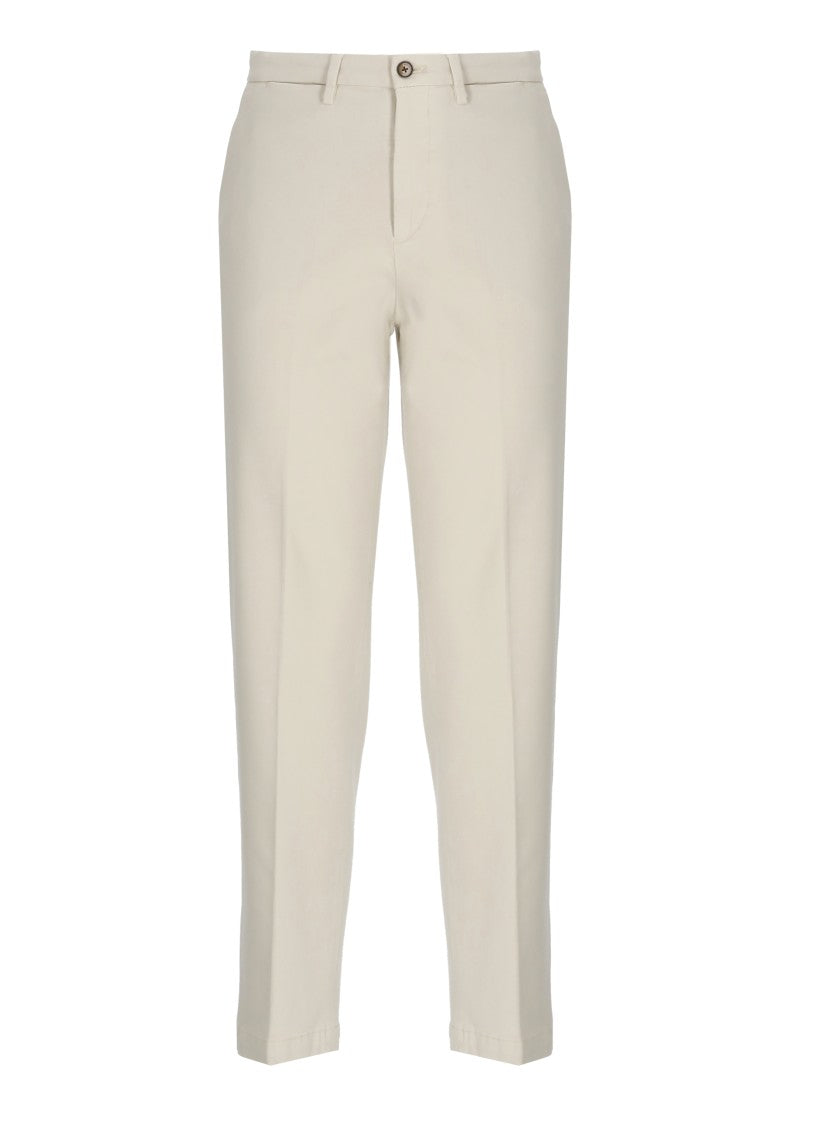 Briglia 1949 Ivory Jeangw Straight-Leg Pants